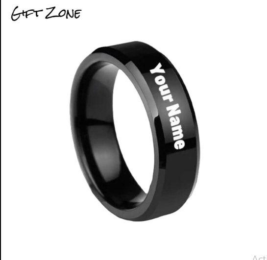 Engraved Ring with You Name